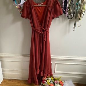 Wrap, flowy, dress